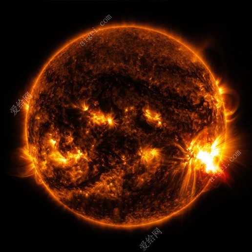 太阳爆发最强耀斑_耀斑爆发动画_2015年太阳耀斑爆发