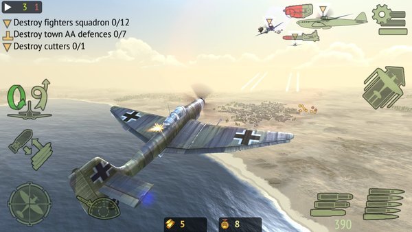 手机1942游戏：空中对决，带你体验真实二战空战