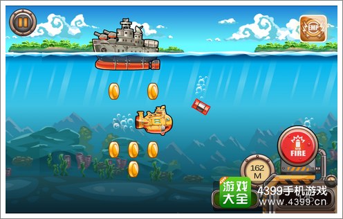 手机版游戏潜艇-海底冒险：成为潜艇王者