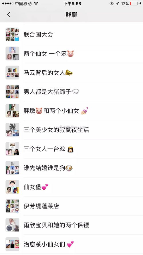 姐妹群名称
